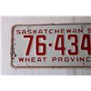 Image 3 : 1958 Saskatchewan License Plate