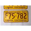 Image 2 : (2) 1967 Saskatchewan License Plates