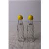 Image 2 : Pepsi Cola Glass Salt and Pepper Shakers (Lid is Cracked)
