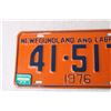 Image 3 : 1976 Newfoundland License Plate