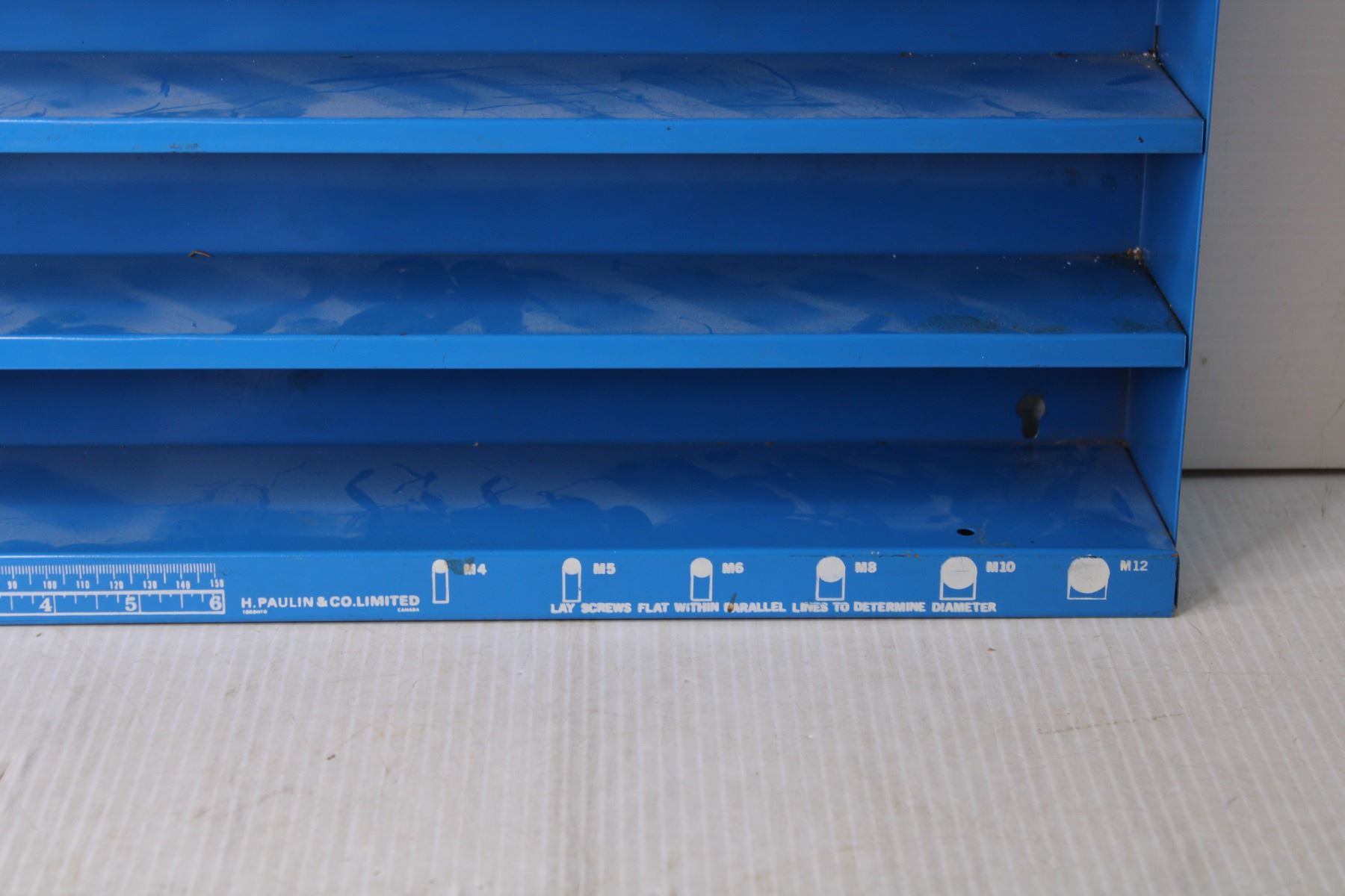Metal Papco Metric Fasteners Shelf