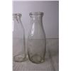 Image 3 : (2) Glass Cream Bottles