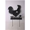 Image 3 : (3) Rooster Yard Decorations