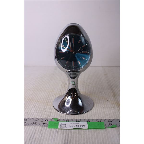 Vintage Plastic Egg Clock - Made in West Germany