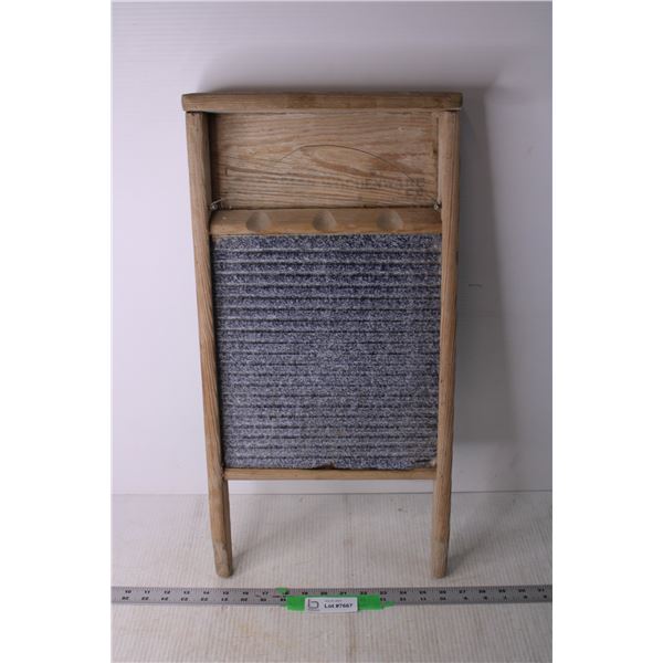 Vintage Enamel Wash Board