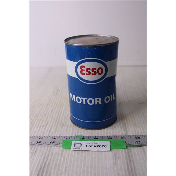 Esso Motor Oil Tin (Full)