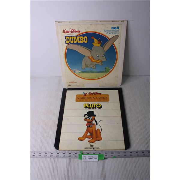 Disney Dumbo and Pluto RCA Video Discs