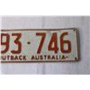 Image 3 : Vintage Australian License Plate