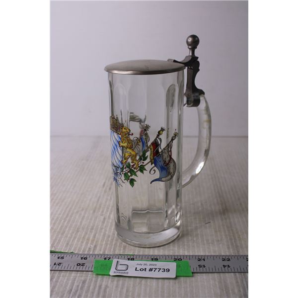 Glass Beer Stein