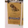 Image 2 : (2) Pages of a 1939 Royal Bank of Canada Advertisement Calendar