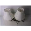Image 4 : (2) Vintage Boudoir Lamps (Working)