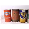 Image 3 : (4) Vintage Tin Oil Cans - Esso, Motor Oil