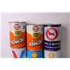 Image 3 : (6) Vintage Tin Oil Cans - Shell, Gulf