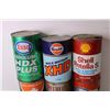 Image 3 : (6) Vintage Tin Oil Cans - Gulf, Esso