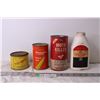 Image 1 : (4) Tin Cans (Some Full)