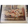 Image 2 : Framed Ronald Reagan Chesterfield Cigarette Advertisement (12" x 15")