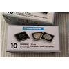 Image 7 : (6) Quandru, Leuchtturm Square Coin Capsules (Misc. mm Measurements)