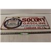 Image 1 : Socony Motor Gasoline Standard Oil Sign (1' x 2')