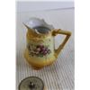 Image 2 : Austrian Pottery (Cream Holder, Sugar Holder, Mustard Holder, Salt Shaker)
