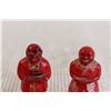 Image 2 : Black Americana (Aunt Jemima and Uncle Moses) Plastic Salt and Pepper Shakers