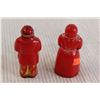 Image 4 : Black Americana (Aunt Jemima and Uncle Moses) Plastic Salt and Pepper Shakers