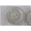 Image 2 : (2) Pinwheel Crystal Ashtrays