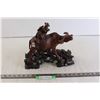 Image 1 : Carved Figurine with Stand (Broken Ear)