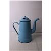 Image 2 : Blue Enamel Tea Pot