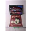 Image 1 : (2) Tin Signs - 12 1/2" x 16" - Coffee and Diner Scene