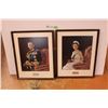 Image 1 : (2) Framed Portraits of Queen Elizabeth and Prince Philip - 24" x 19"