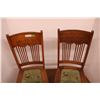 Image 6 : *(2x Bid Price) (2) Vintage Wooden Kitchen Chairs