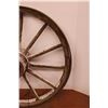 Image 5 : *Vintage Wooden Wagon Wheel - 50" Diameter (Some Damage)