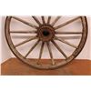Image 2 : *Vintage Wooden Wagon Wheel - 50" Diameter (Some Damage)