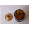 Image 4 : Carnival Glass Candy Jar with Lid