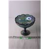 Image 1 : Carnival Glass Bowl on Stand