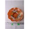 Image 1 : Carnival Glass Painted Dish