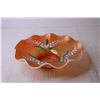 Image 2 : Carnival Glass Painted Dish