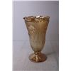 Image 2 : Carnival Glass Vase -- Iris and Herringbone