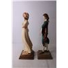 Image 2 : Pair of Modello Dello Scultore Figures - Blue Boy and Pink Lady