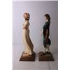 Image 2 : Pair of Modello Dello Scultore Figures - Blue Boy and Pink Lady