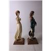 Image 4 : Pair of Modello Dello Scultore Figures - Blue Boy and Pink Lady