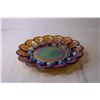 Image 2 : Carnival Glass Deviled Egg Plate