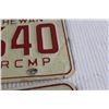 Image 2 : (2) Saskatchewan 1973 License Plates