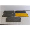 Image 7 : (5) 1960s-1970s Saskatchewan License Plates