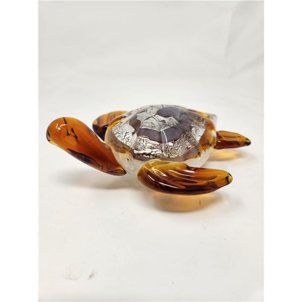 Art glass turtle