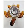 Image 3 : Art glass turtle