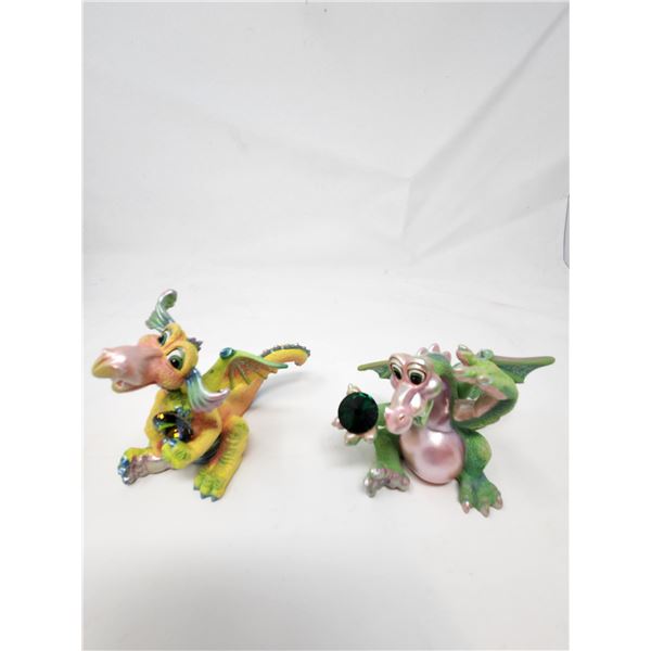 Franklin Mint Swarovski Crystal Mood Dragons