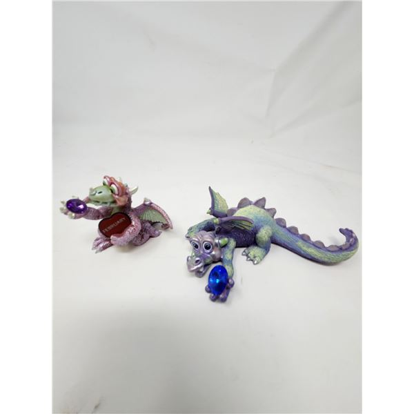 Franklin Mint Swarovski Crystal Mood Dragons