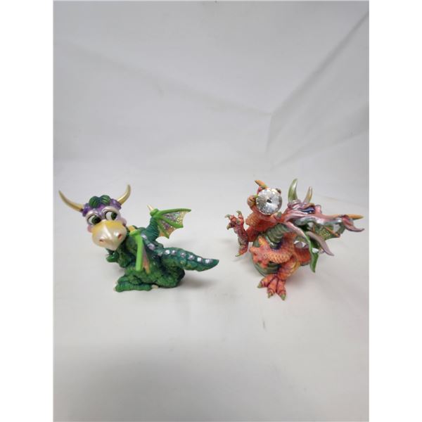 Franklin Mint Swarovski Crystal Mood Dragons