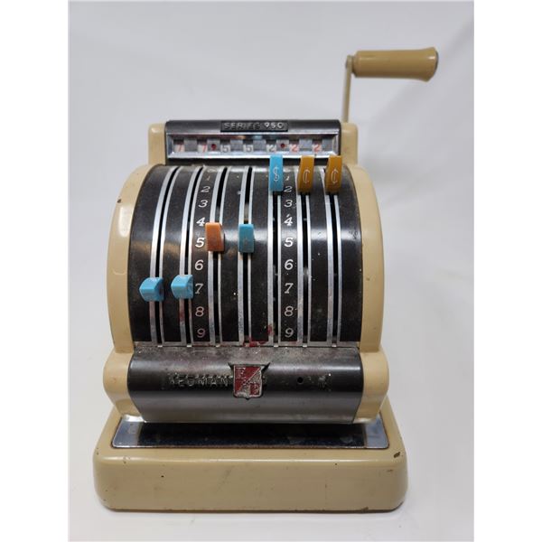 Antique adding machine